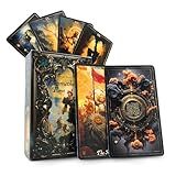 Prometheus Tarot 78 Unique Divination Cards • Booklet • Access Symbolism with QR-Codes • Guidebook in 4 Languages on Companion Website