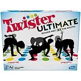 Hasbro Gaming Twister Ultimate: Bigger Mat, More Colored Spots, Family, Kids Party Game Age 6+; Compatible with Alexa (Amazon Exclusive)