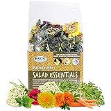 Exotic Nutrition Pasture Plus+ Salad Essentials - Healthy Natural High-Fiber Dried Flower & Herb Treat - Guinea Pigs, Rabbits, Chinchillas, Prairie Dogs, Degus, Hamsters, Gerbils & Other Small Pets