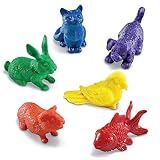 Learning Resources Domestic Pets Counters, Educational Counting and Sorting Toy, Set of 72, Multicolor