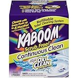 Kaboom Scrub Free! Toilet Bowl Cleaner System with 2 Refills