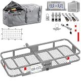 Mockins 500 Lbs. Capacity Folding Luggage Rack for SUV Car Truck Van & RV