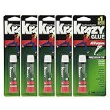 Krazy Glue Original Crazy Super Glue All Purpose Instant Repair, 10 Count