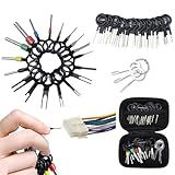 41 PCS Terminal Removal Tool Kit, Depinning Tool Pin Removal Tool, Pin Extractor Removal Tool Kit, Electrical Tools Wire Connector Pin Release Terminal Ejector Kit for Automotive, Home Appliance
