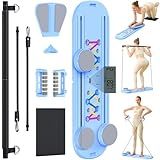 Pilates Board, Newest Multi-Purpose Portable Pilates Reformer Machine for Home, Foldable at Home Pilates Kit, Pilates Board for Home Workout Fitness Exercise, Abs, Pilates Equipment