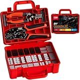 PEBA Crimping Tool and Dupont Connector Kit - 28 Types of Dupont 2.54 mm Connectors & Crimp Pins, 2.0 mm JST-PH & 2.5mm JST-XH Housings and Contacts, for DIY Electronics - Suitable for AWG 32-20 Wires