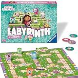 Ravensburger Gabby’s Dollhouse Labyrinth Junior Board Game| Engaging Brain Teaser for Kids & Families | Classic Moving Maze Puzzle Game | Featuring Favorite Gabby's Dollhouse Characters | Ages 4+