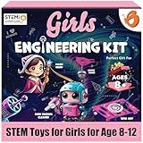 Butterfly EduFields 100+ STEM Projects | Girls Mini Engineering Kit for Ages 8 10 12 15 Years | Ultimate DIY Science Experiments for Kids | Educational Engineering Toys Best Birthday Gift idea