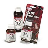 Birchwood Casey Fast-Drying Long-Lasting Water-Resistant Oil-Based Tru-Oil Stock Finish Bottle, 3 Ounce