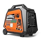 GENMAX Portable Generator, 3500W Super Quiet Gas or Propane Powered Engine with Parallel Capability, Manual start，Ideal for Camping Travel Outdoor.EPA Compliant