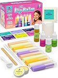 PURPLE LADYBUG DIY Lip Balm Making Kit - Girls Christmas Gift Idea for 8-12 Tweens & Teens, Gifts for 9 Year Old Girls - Natural Lip Care Craft, Make Your Own Lip Balm with 3 Flavors, STEM Science
