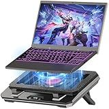 IETS GT300 Upgraded Laptop Cooling Pad with Adjustable Stand, Turbo Boosted Cooler for Rapid Cooling 10-17inch Gaming Laptop, Flexible Sealing Ring，Featuring Air Filtration Adjustable clamp
