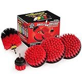 Outdoor Cleaning Supplies - Bird Bath Brush - Garden Statues Cleaning Kit - Outdoor Water Fountain Cleaning Brush - Headstone Restoration Brush Kit - Outdoor Granite Cleaner - Concrete Cleaning Brush