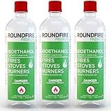 Roundfire Premium Ethanol Fuel - 3 x 1 Liter