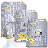 15-Pack Vacuum Bags for Travel with Wireless Rechargeable Pump, Carry-on Size Compression Packing Bags for Luggage & Suitcase, Space Saver for Clothes & Clothing, 15 Combo Travel Size, Fast 3S Vacuum