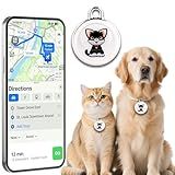 2025 Smart GPS Tracker for Dogs, Mini Cat GPS Tracker, Positioning Smart Alarm Pet Tracker, Waterproof and Drop-Proof, Extra Long Battery Life of 365 Day, No Subscription