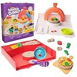 Kinetic Sand, SquishPizza Rising Pizza Oven Playset with 1lb Play Sand & 5 Tools, Play Food Arts & Crafts Kids Toys for Girls & Boys Ages 5 and up