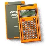 Victor C6000 Advanced Construction Calculator with Protective Case Displays in Fractional or Dimensional Forms Perfect for Carpenters, Renovators,Builders, Contractors, Estimators