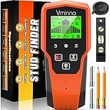 Stud Finder Wall Scanner, 6 in 1 Wall Stud Finder for Drywall and Wood, Stud Finder Tool with LCD Display for Live AC Wire Pipe Metal, Stud Detect for Joist Drywall Detection