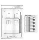 Nevertheless Screen Printing Pre Registration Template - Transparency Poster & Exposure Calculator - for Film Placement and Screen Burning