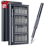 Stocking Stuffers for Men Adults Him, AXTH 37in1 Small Precision Screwdriver Set, Christmas Gifts, Professional Magnetic Mini Repair Tool Kit for Computer, Watch, Laptop, Tiny Electronic