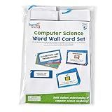 hand2mind Computer Science Word Wall Card Set, Computer Programming for Kids, Coding and Robotics, STEM Activities for Classroom, Technology for Kids, Elementary Science Bulletin Board Decor