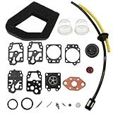 AISEN Carburetor Repair Rebuild Kit for Hitachi RB24EA S RB24EAP 23.9cc Blowers 6698373