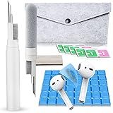 Cleaner Kit for Airpods, Earbuds Cleaning kit for Airpods Pro 1 2 3, Multi-Function Cleaner Pen Soft Brush for Bluetooth Earbuds,Case Cleaning Tools for iPhone 17,Laptop, Camera (White)
