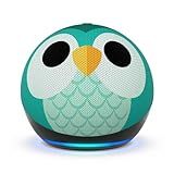Amazon Echo Dot Kids with Alexa (newest model), Designed for kids, with parental controls, Includes 1 Year of Amazon Kids+, Owl