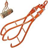 VEVOR Timber Claw Hook, 28 inch 4 Claw Log Grapple Logging Tongs, Swivel Steel Log Lifting Tongs 31" Max Opening, Eagle Claws with 2205LBS/1000kg Loading Capacity for Tractors, ATVs, Trucks, Forklifts