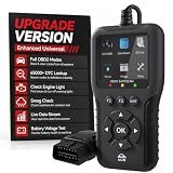 UJS Safescan OBD2 Scanner Enhanced Universal, Car Diagnostic Tool(Black)