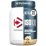 Dymatize ISO100 Protein Powder, 100% Whey Isolate, Gourmet Vanilla