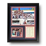 Legends Never Die 2026 USA Hockey Gold Medal Winners | Collectible Winter Olympics Ice Hockey Memorabilia | Framed Picture & Photo Collage Gift, Man Cave Wall Art, Home Decor | 2 Sizes (12"x15")