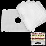 GUCUJI Silicone Dehydrator Sheets for Magic Mill Food Dehydrator, Non-Stick BPA Free, Pack of 5 (Premium Reusable Food Dehydrator Mesh Mats)