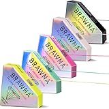 BRAWNA 5 Pack Pro Inked Mapping String for Brow and Lip Measuring - White - Black - Pink - Turquoise - Yellow - 30 Meters Each - PMU Supplies - Mapping Tool for Eyebrow Lamination, Henna, Tint