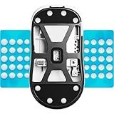 ESPTIGER ICE V2 DIY Universal Mouse Skates, 40-Piece PTFE Dots, 4 Sizes, White | Smooth Glide Feet with Curved Edges and 3M Adhesive for Custom Upgrades