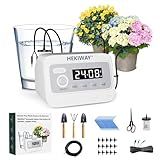 82FT Automatic Plant Watering System–HEKIWAY 390 Adjustable Watering Modes, Supports 25-36 Pots | Indoor Garden System & Vacation Plant Watering Devices, Auto Watering for Plants Outdoor