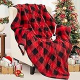 Homemate Electric Blanket Heated Throw - 50“x60“ Ultra Soft Cozy Flannel Heating Blanket with 10 Fast Heat Levels 8 Hours Auto Off Over-Heated Protection ETL Certification Keep Warm in Home Office