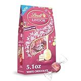 Lindt LINDOR Birthday Cake White Chocolate Truffles, White Chocolate Candy with Smooth, Melting Truffle Center, 5.1 oz. Bag
