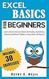 EXCEL BASICS FOR BEGINNERS: Learn Excel and Use Basic Formulas, Functions, Charts and Pivot Tables in Less Than 10 Hours! (Excel For Beginners)