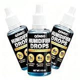 QONS Premium Humidifier Drops - Concentrate, Eliminates Scaling & Residue, Extends Humidifier Life, Freshens Water for All Models, 300+ Day Supply, 3PK