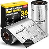Butyl Rubber Sound Deadening 36 sqft Sound Deading Material for Cars Powerful Noise Reduction Sound Deadening Mat Automotive Sound Deadener Heat Sound Insulation Mat Soundproofing