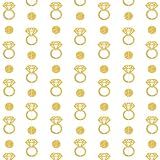 BEISHIDA 5Pcs Glitter Gold Bachelorette Ring Garland 16.5ft No DIY