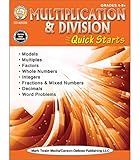 Mark Twain Division and Multiplication Workbook, 4th Grade Math Book and Up, Integers, Fractions, Decimals, Word Problems, Times Tables, and More Mathematics, Classroom or Homeschool Curriculum