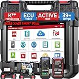 LAUNCH Scanner X431 1MM* Plus Car Programmer Tool with X-PROG3 (Valued $800), Engine/Gearbox ECU Cl**é, All-In-One Diagnostic Tool, ECU Coding as X431 PAD, 39+ Services, All-System Scan, 2-Year Update