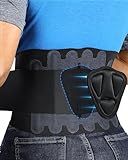 0.5mm Ultra Thin Back Brace with 3D Lumbar Pad, Seamless Yoga Fabric, Lightweight Back Brace for Lower Back Pain Women Men, Sciatica, Posture, Back Support Brace for Wearing Under Clothes