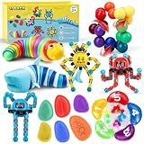 Hepoasky Fidget Sensory Toys for Kids Adults with Autism ADHD: 13 Pack Anxiety Relief Items Toy, Fun Classroom Prize & Travel Toys, Stress Relief Toy Gifts Party Favors for Kids