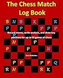 The Chess Match Log Book: Record Moves, Write Analysis, And Draw Key Positions For Up To 50 Games Of Chess