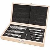 9PC JUMBO SCREW EXTRACTOR SET BOLT STUD PIPE REMOVER EZ EASY OUT 5/64-1 1/16"