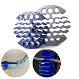 Siksin Cable Organizing Tool Network Cable Bundle Kit with Hook and Loop Fastener, Wire Comb for Data Center, Server Rooms and Machine Room Cat5 Cat6 Wire Management and Organizer
